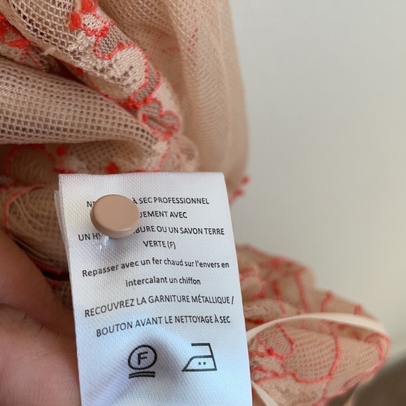 Alice Mccall Celemtine Lace Peplum Tiered Gown Pink 4 - Picture 10 of 14